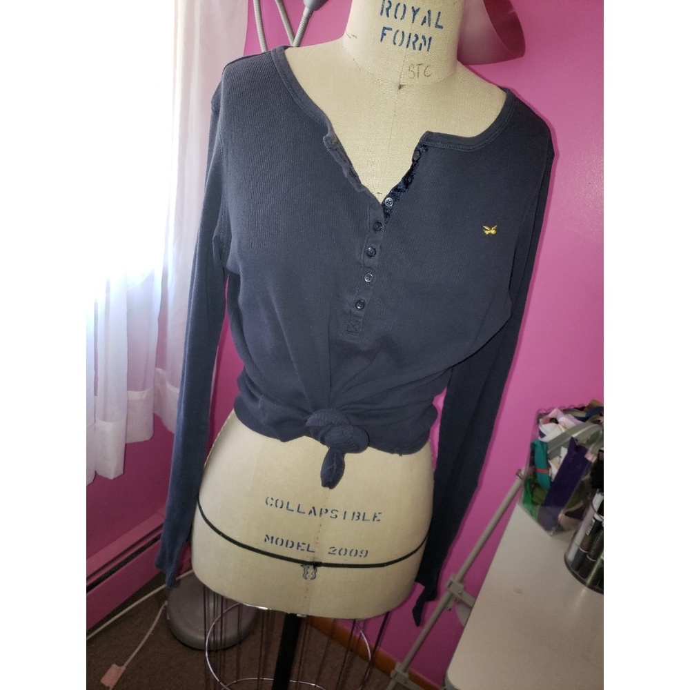 Navy blue shirt